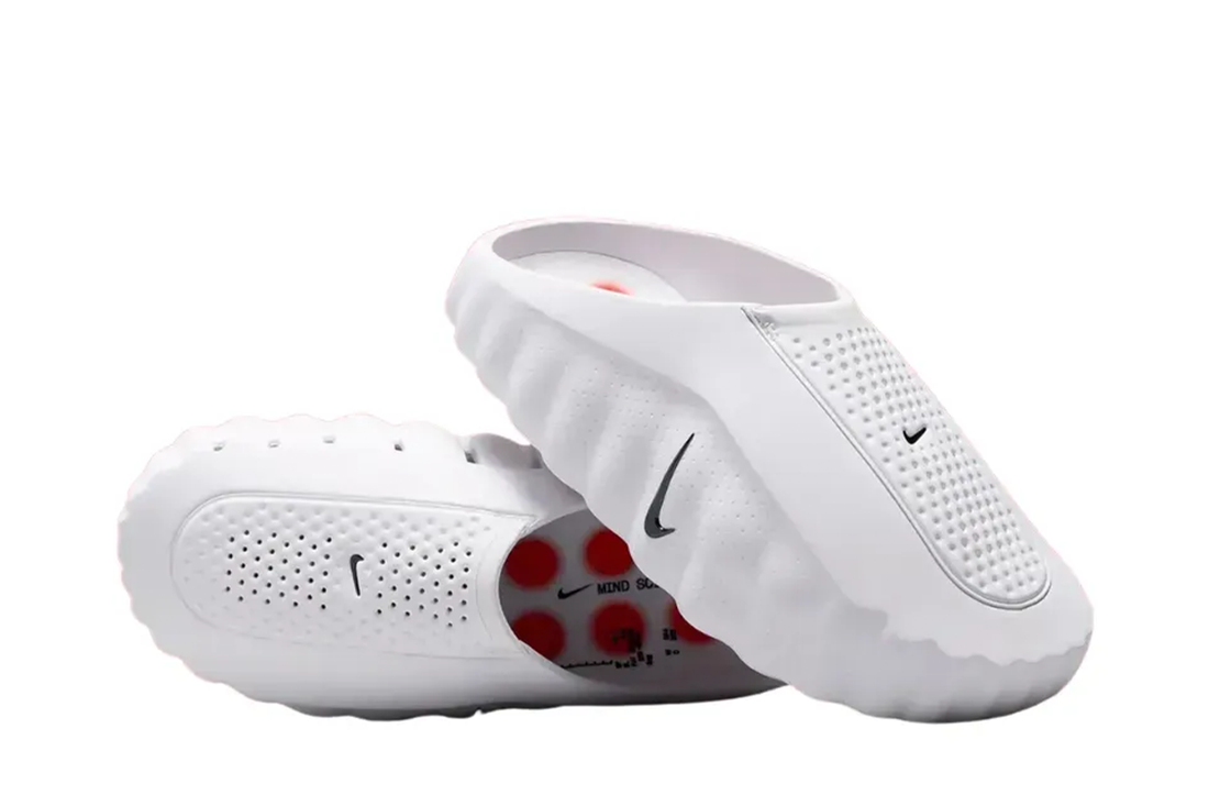 Nike Mind 001 Slide White Speed Red
