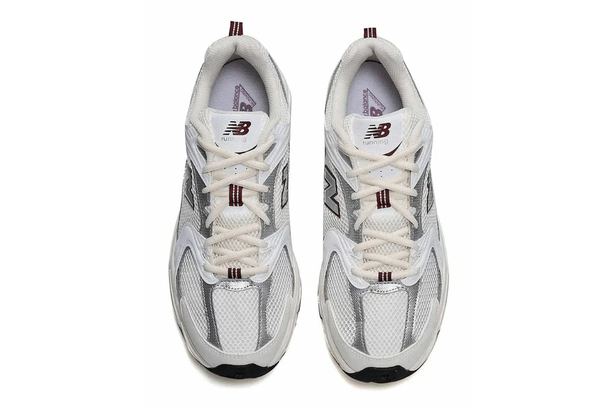 New Balance 530 Sea Salt White Mercury Red Branco